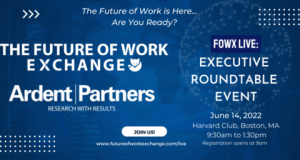 Ardent Announces New Roundtable Event for  Procurement and HR Execs. (6/14)