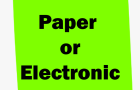 Paper or Electronic Invoices and B2B Payments?