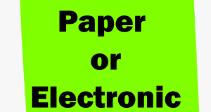 Paper or Electronic Invoices and B2B Payments?