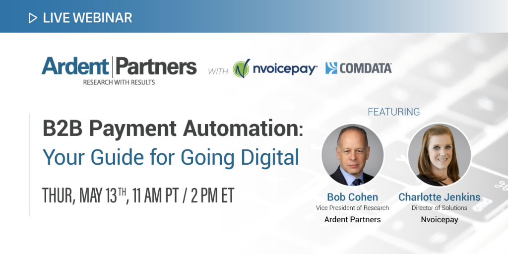 B2B Payment Automation: Your Guide for Going Digital (New Webinar)