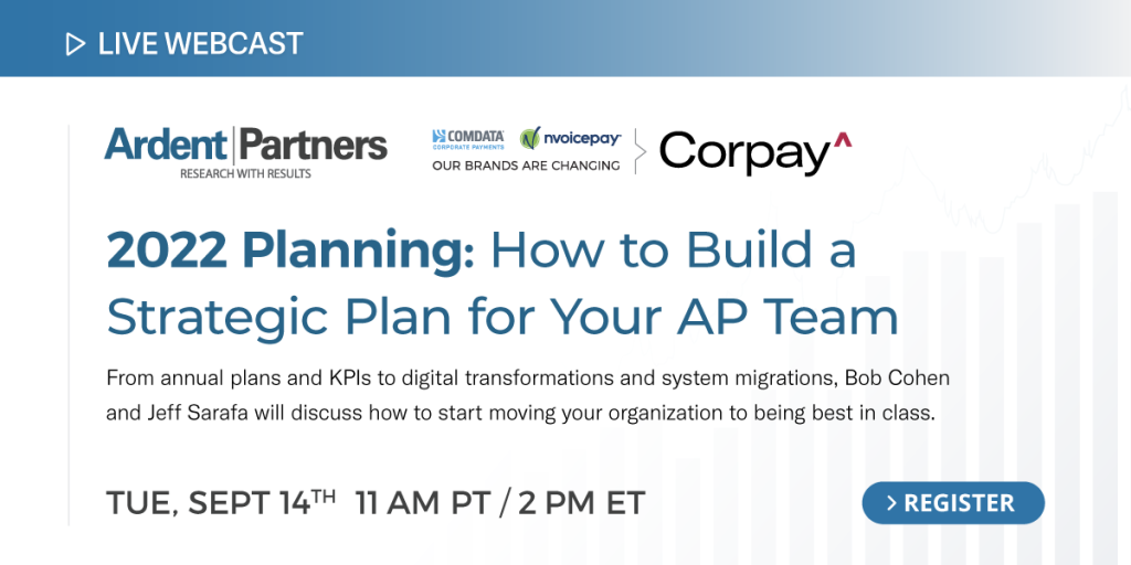 New Webinar: How to Build a Strategic Plan for Your AP Team