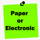 Paper or Electronic Invoices and B2B Payments?