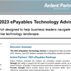 Ardent Partners Launches 2023 ePayables Technology Advisor Report